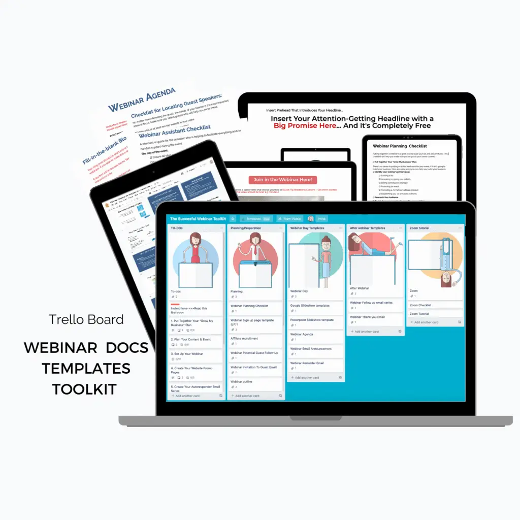 Webinar Docs Templates Trello Board