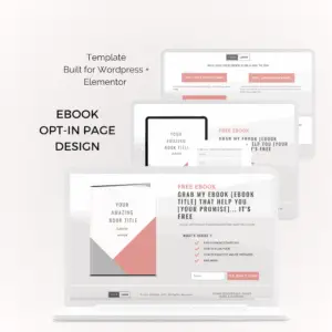 Opt-in Ebook Template